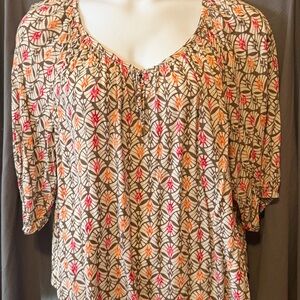 Floral Print Women's Top